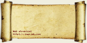 Antonije Brošković vizit kartica